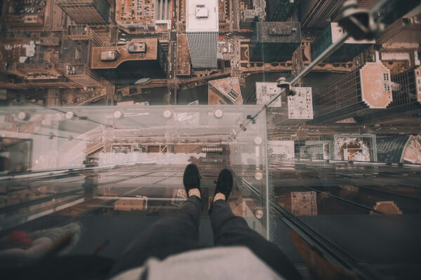 Bezoek aan Skydeck in Willis Tower