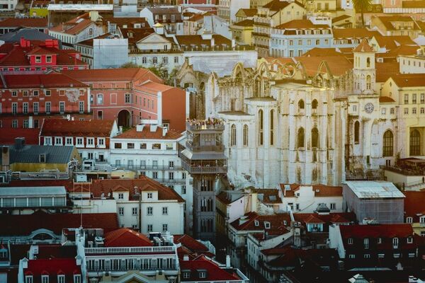 Elevador de Santa Justa & het Convento do Carmo