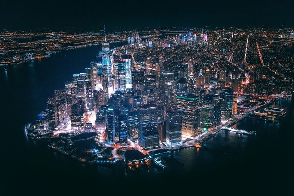 Helikoptervlucht over Manhattan