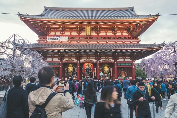 Bezoek aan de Senso-Ji Tempel