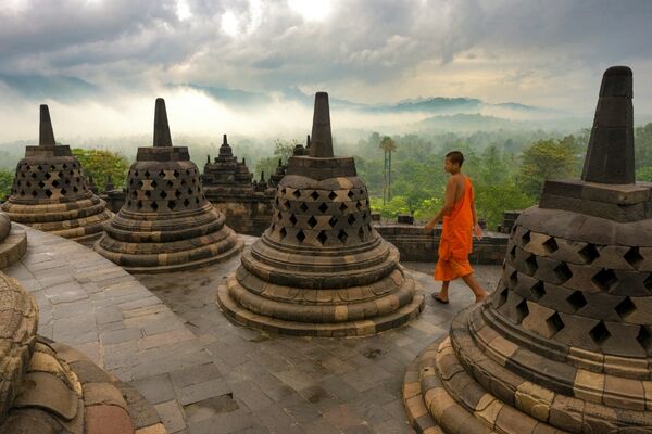 Borobudur en Prambanan