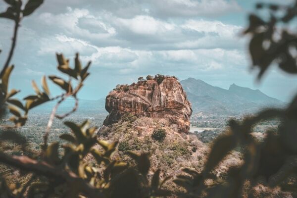 Beklim de Lion Rock in Sigiriya