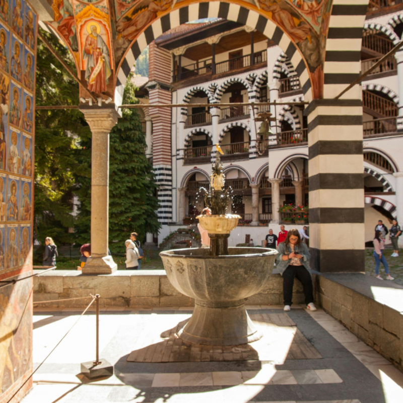 Bulgarije - Mosaics Rila Monastery