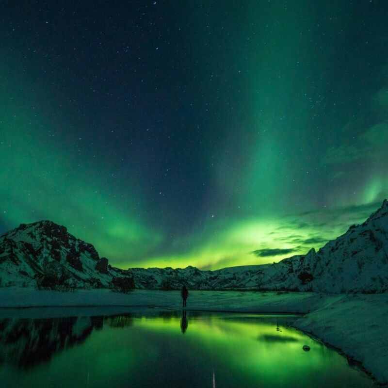 Ijsland - Aurora Borealis
