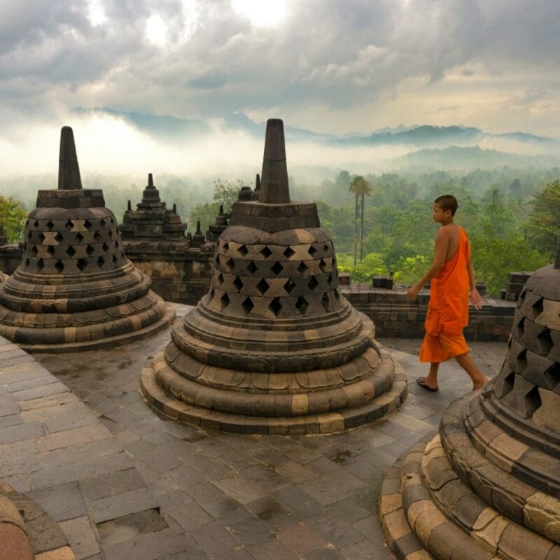 Indonesië - Java - Borobudur