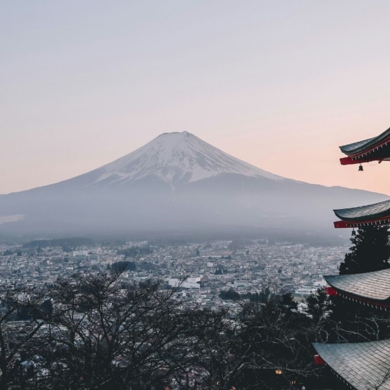 Japan - Chureito Pagoda & Mt Fuji