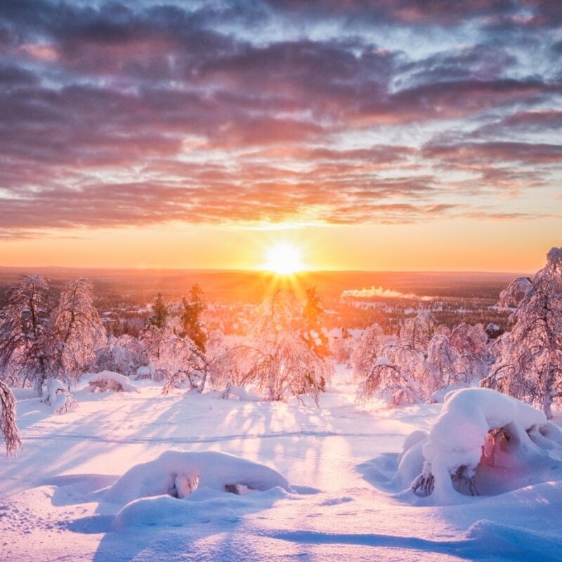 Lapland - Zonsopgang