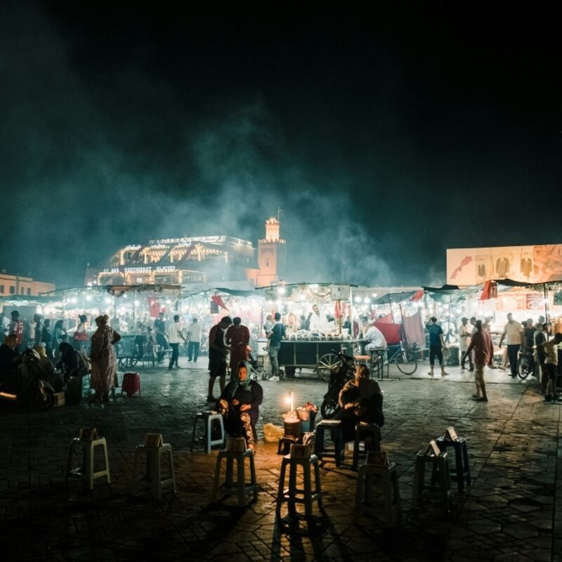 Marokko - Marrakech - Djemaa El Fna