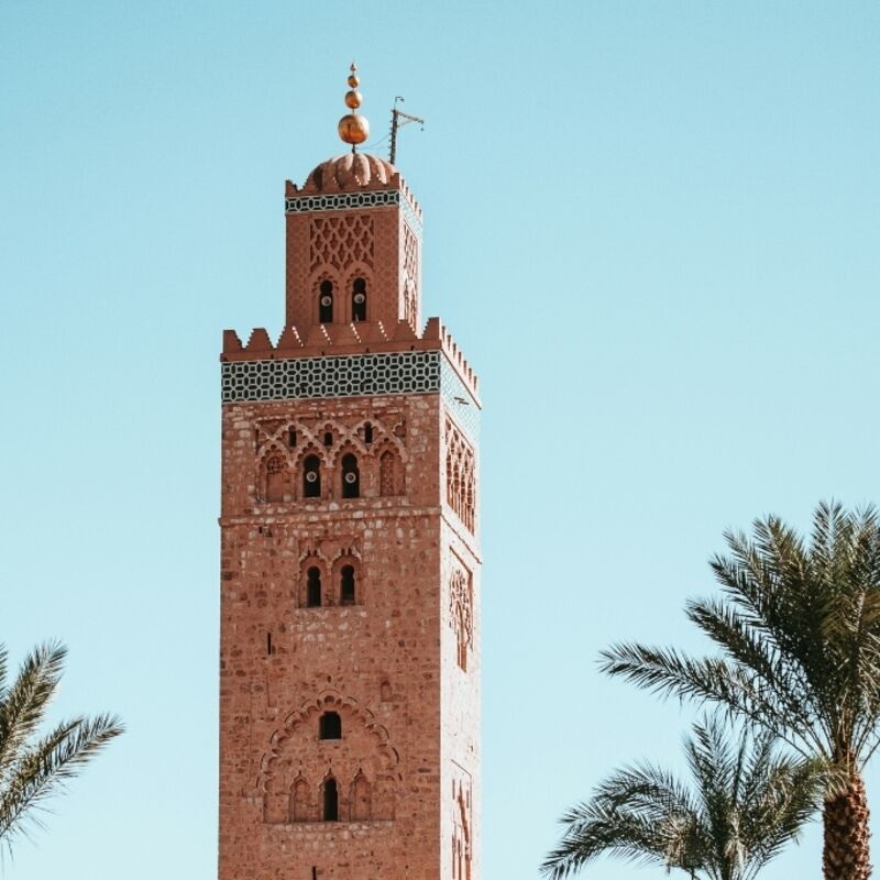 Marokko - Marrakech - Koutoubia Moskee