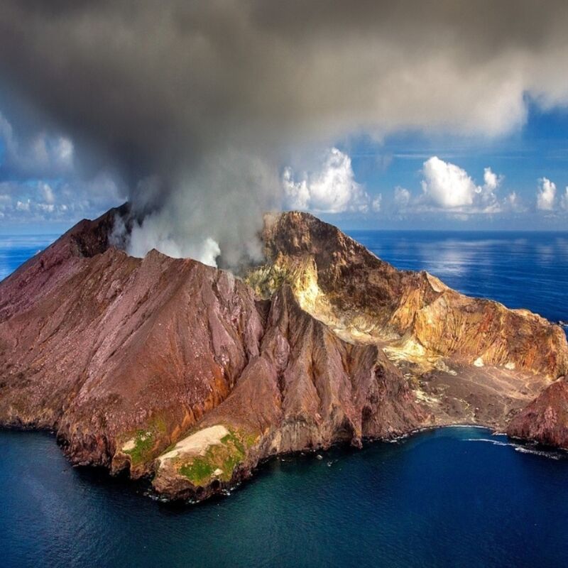 Nieuw-Zeeland - Bay of Plenty - White Island Volcano