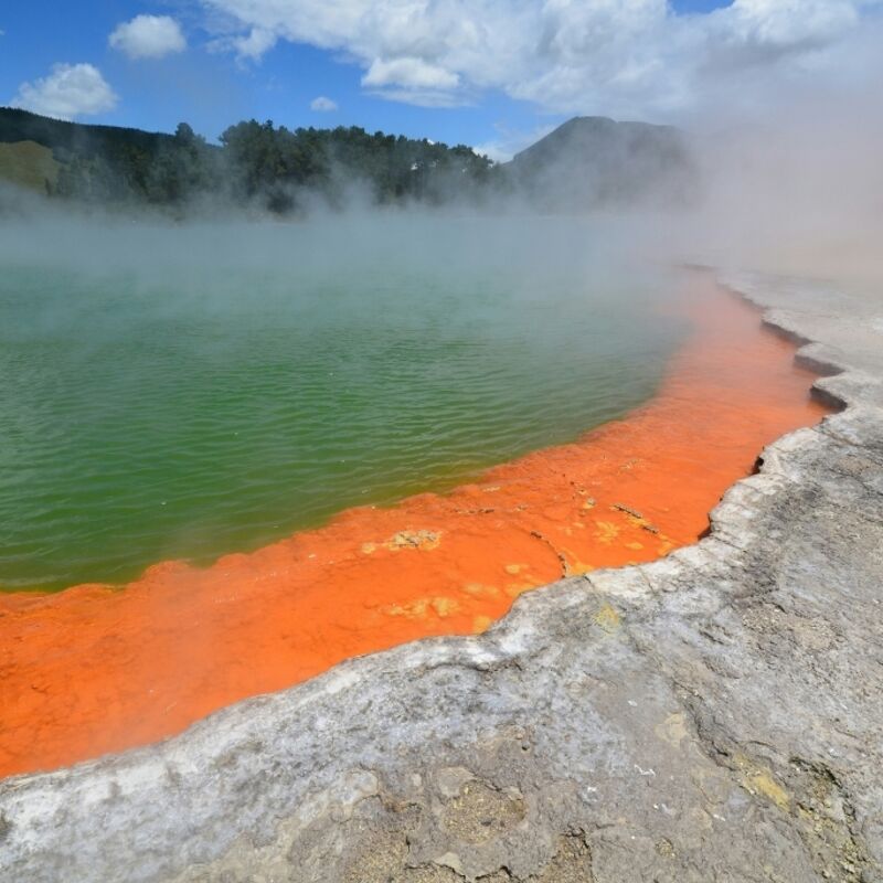 Nieuw-Zeeland - Waiotapu Geothermal Area - Rotorua - Champagne Pool