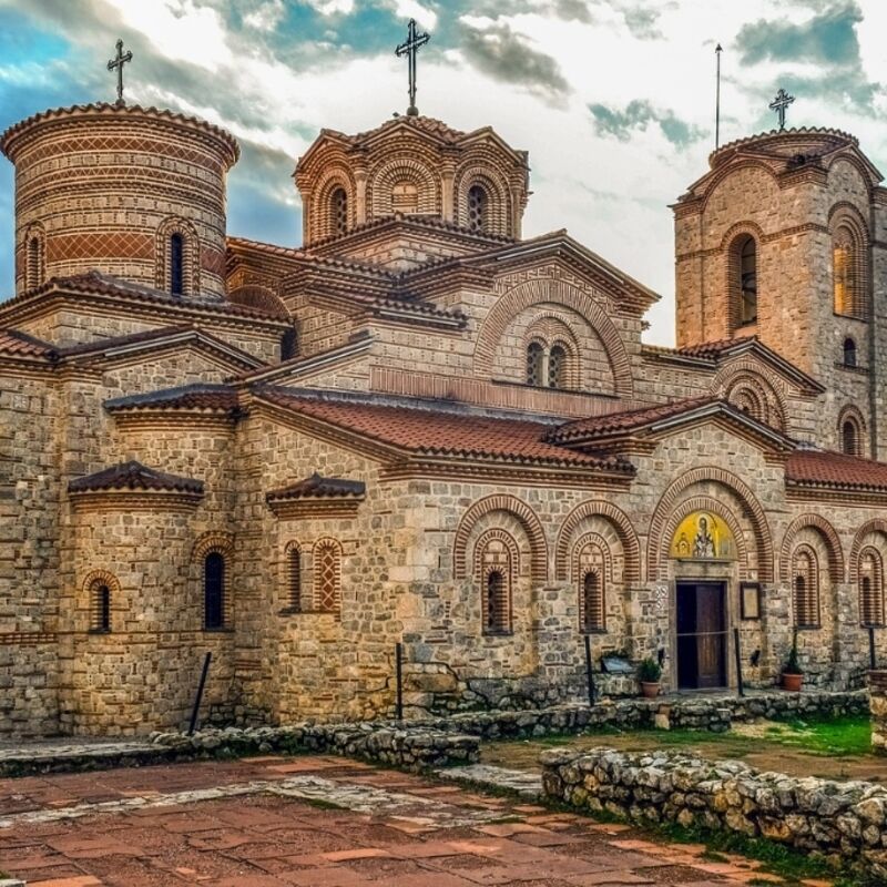 Noord-Macedonië - Meer van Ohrid - Kerk van Sint Clement & Sint Panteleimon