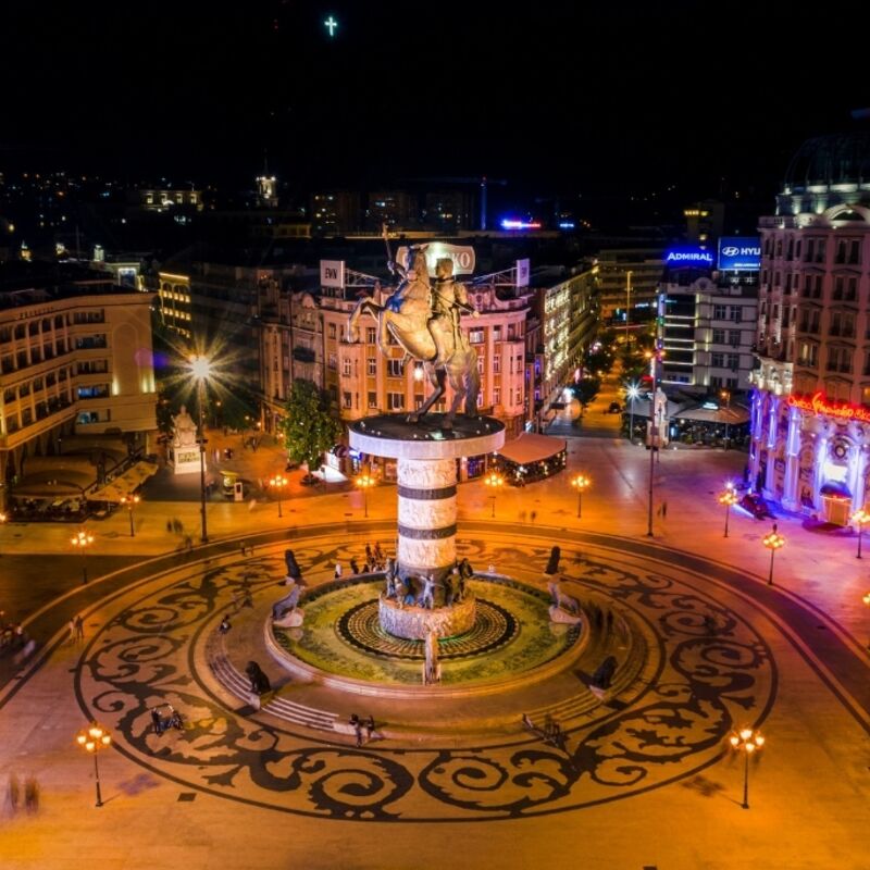 Noord-Macedonië - Skopje - Macedonia Square