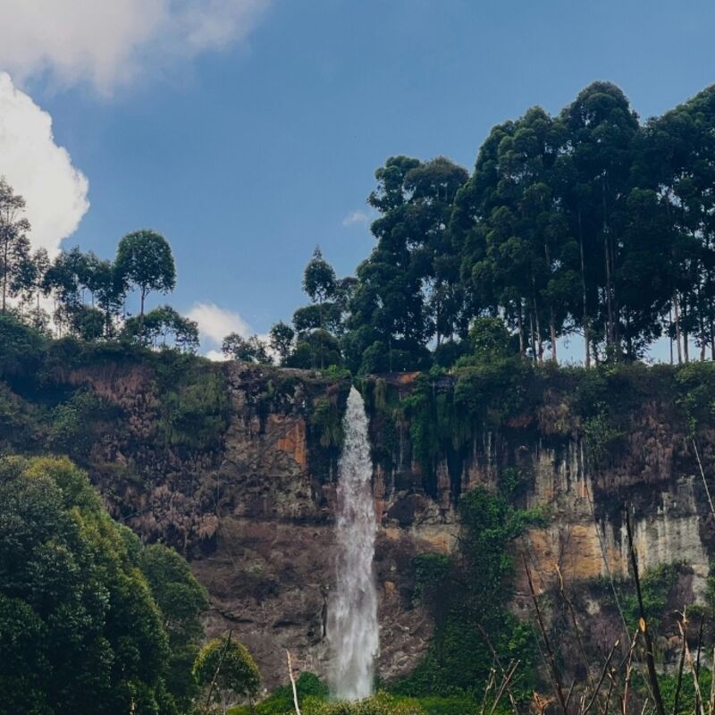 Oeganda - Simba Falls, een van de drie Sipi Falls